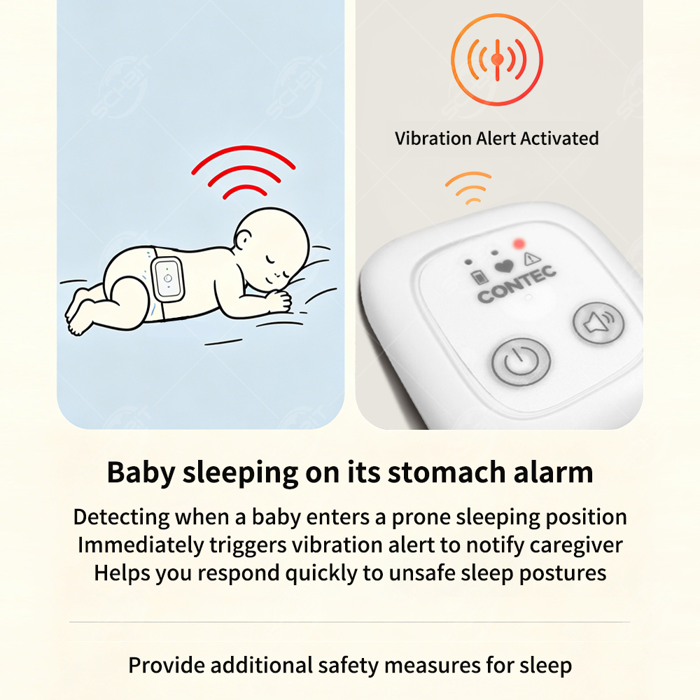 Baby Monitor Sensor - Baby Breathing Monitor with Vibration &