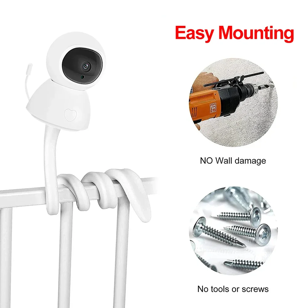Thread Gooseneck Holder Camera - Baby Monitor Sensor avaliação e preço