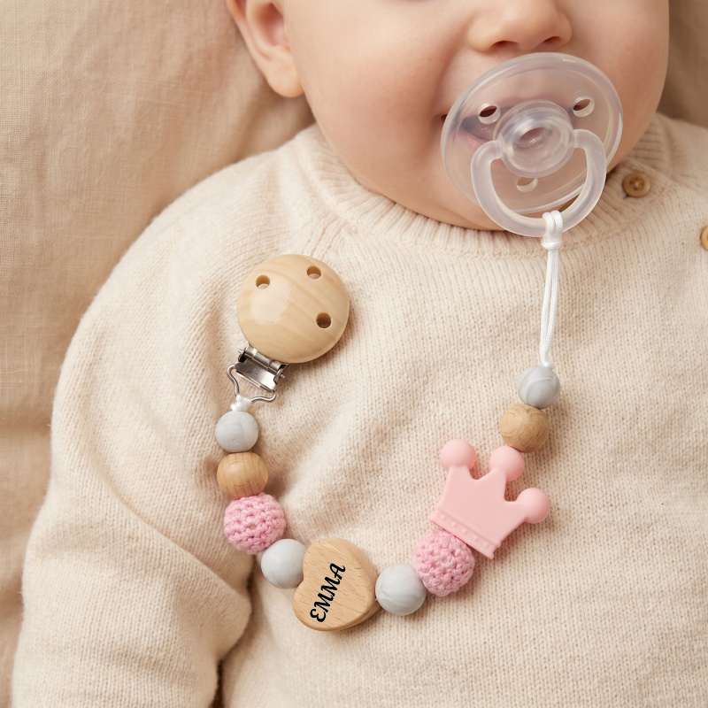 Personalized Baby Pacifier Cli - Baby Pacifier Clip avaliação e preço