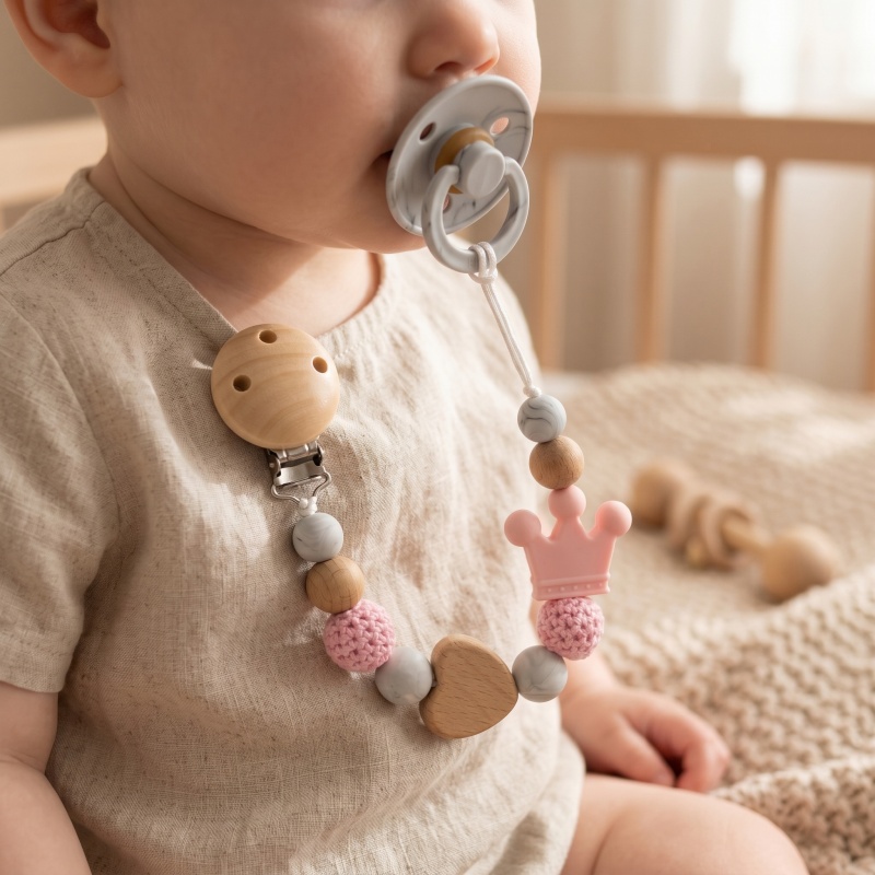 Personalized Baby Pacifier Cli - Baby Pacifier Clip avaliação e preço