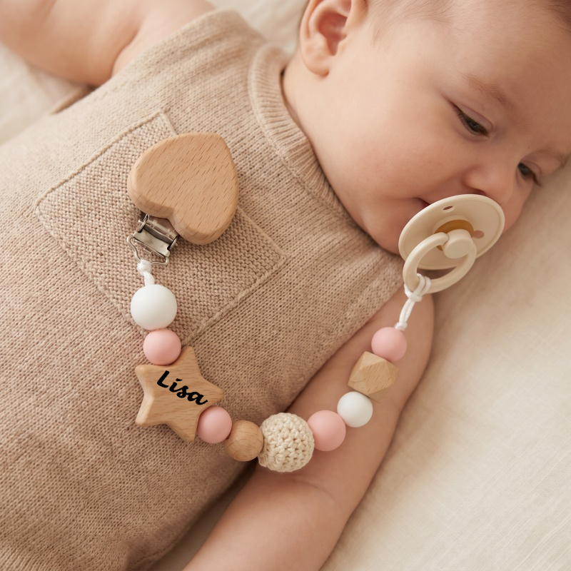 Personalized Baby Pacifier Cli - Baby Pacifier Clip avaliação e preço
