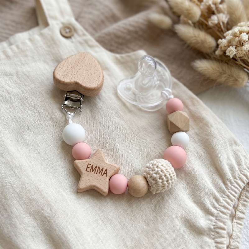 Personalized Baby Pacifier Cli - Baby Pacifier Clip avaliação e preço