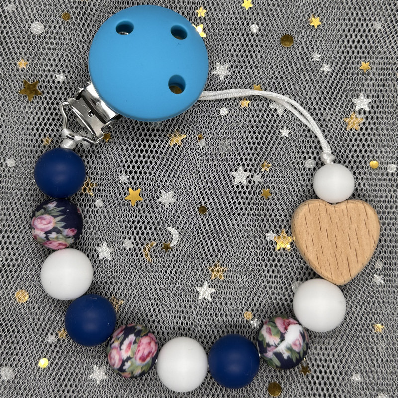 Custom Name Wood Personalized  - Baby Pacifier Clip avaliação e preço