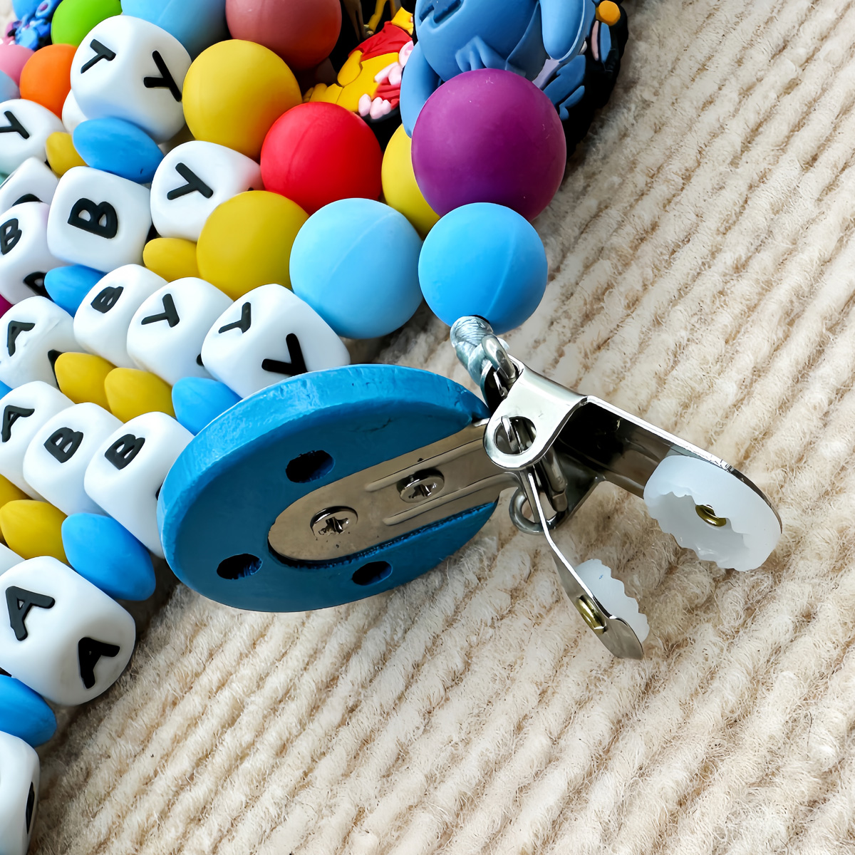 Customize Personalized Names L - Baby Pacifier Clip avaliação e preço