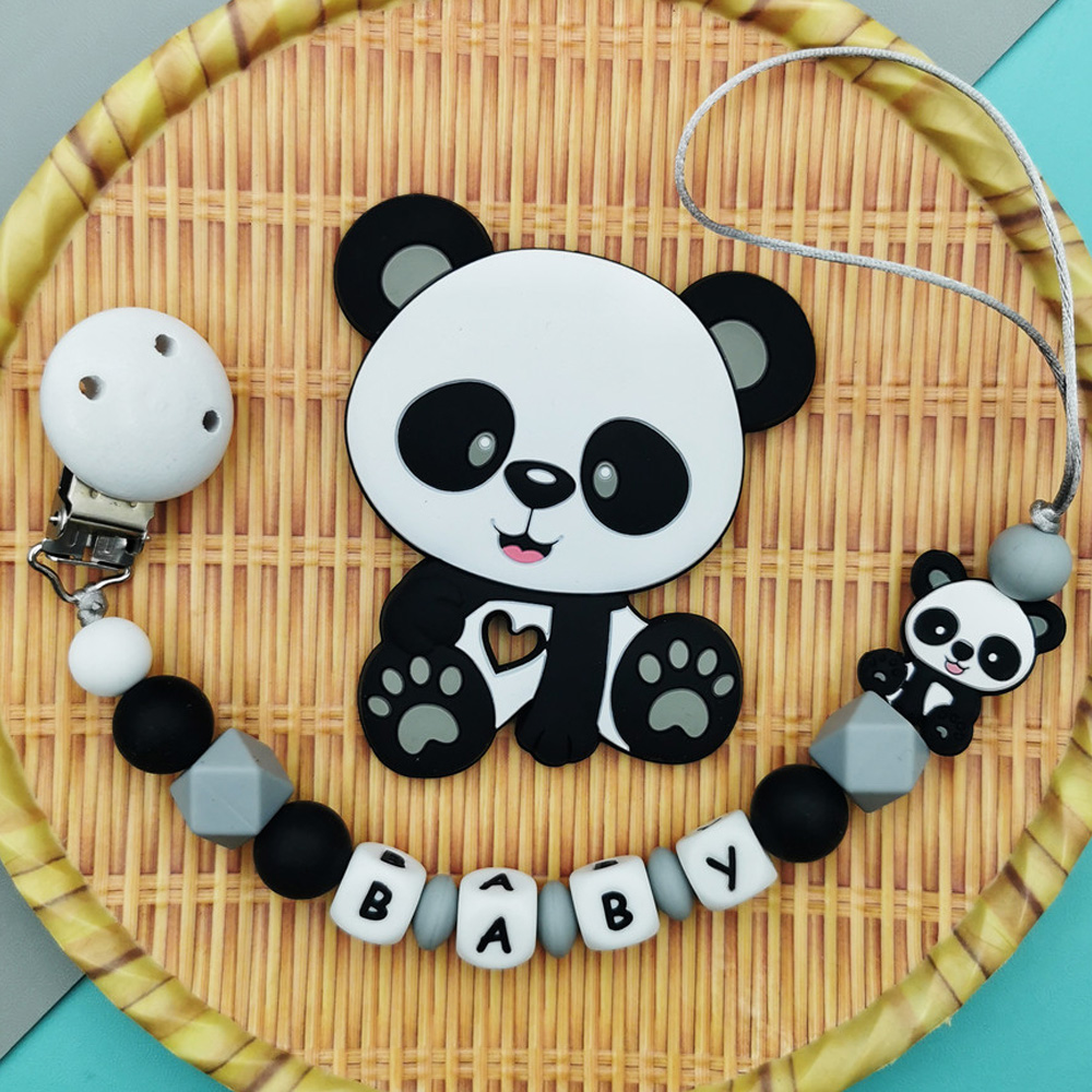 Customize Personalized Name Ba - Baby Pacifier Clip avaliação e preço
