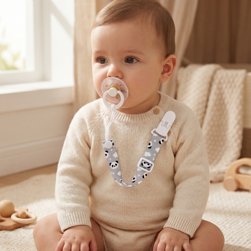 Fixed Button Baby Pacifier Cli - Baby Pacifier Clip avaliação e preço