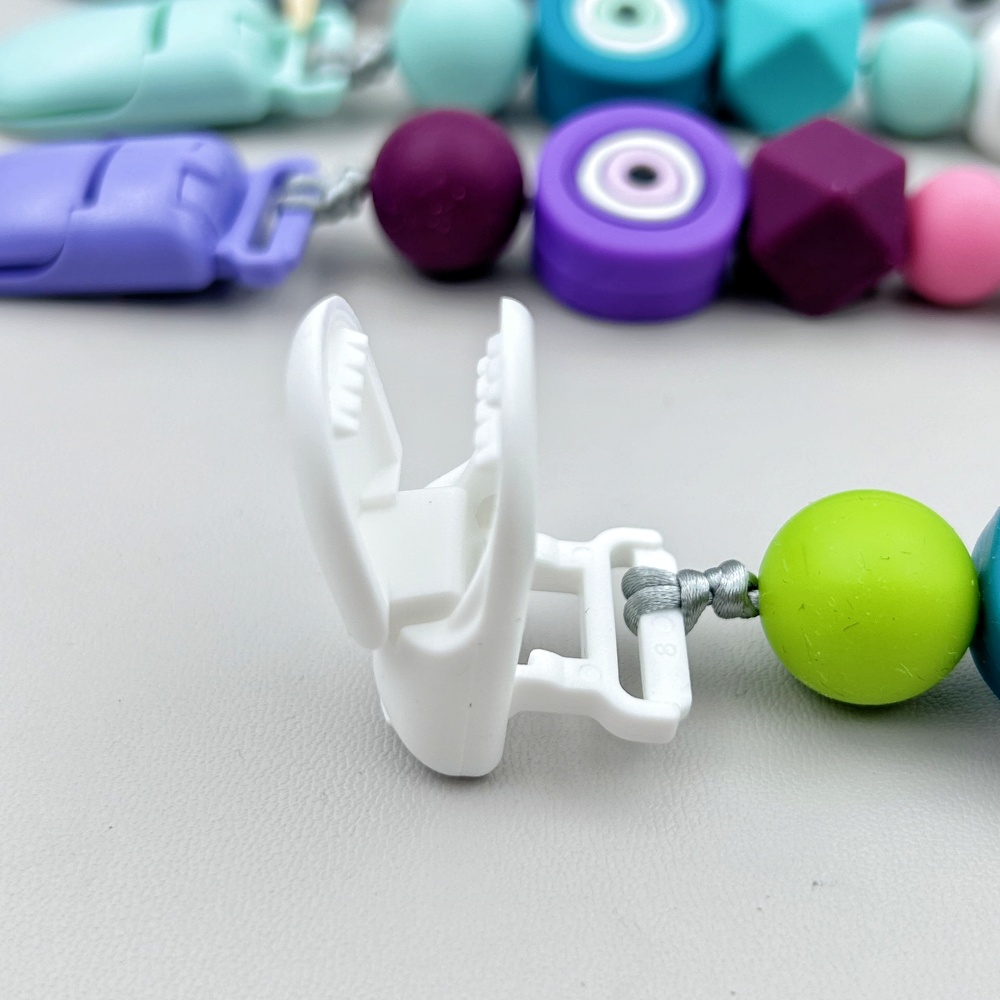 Custom English Russian Silicon - Baby Pacifier Clip avaliação e preço