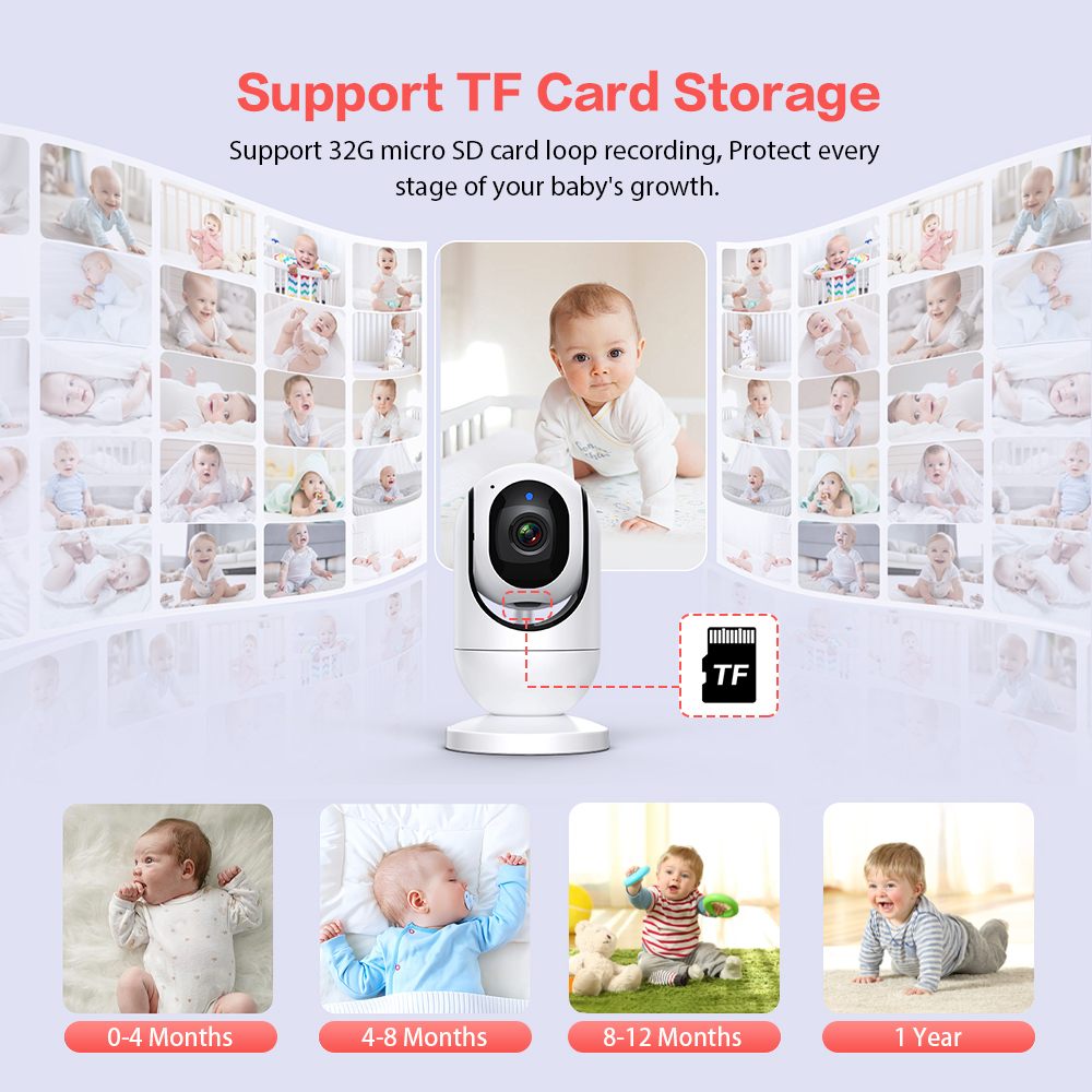 Video Baby Monitor 7'' 1080P H - Baby Monitor Sensor avaliação e preço