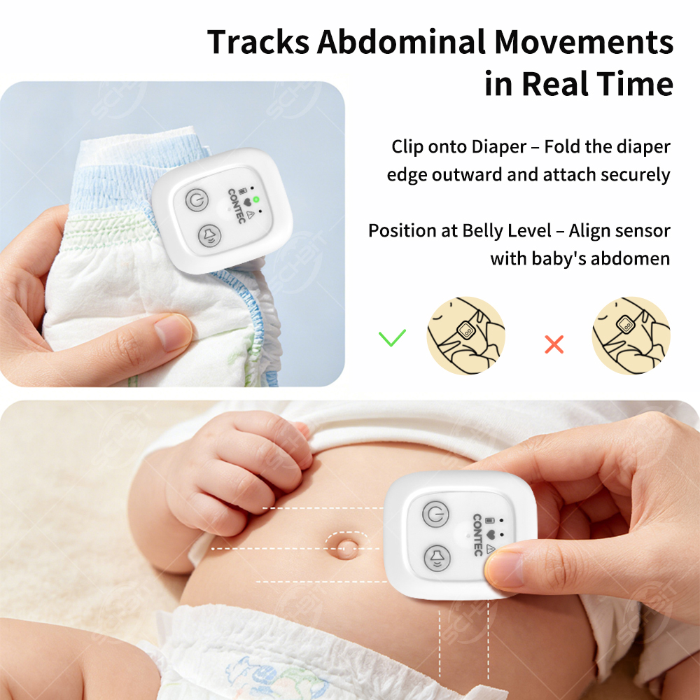 Baby Breathing Monitor with Vi - Baby Monitor Sensor avaliação e preço