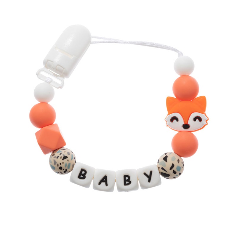 Cartoon Personalized Name Hand - Baby Pacifier Clip avaliação e preço