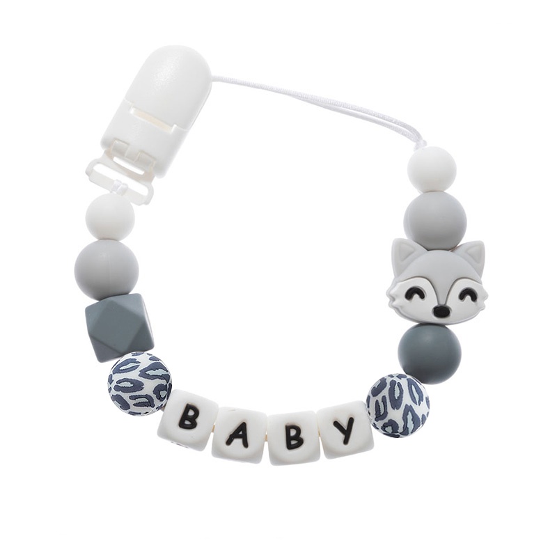 Cartoon Personalized Name Hand - Baby Pacifier Clip avaliação e preço