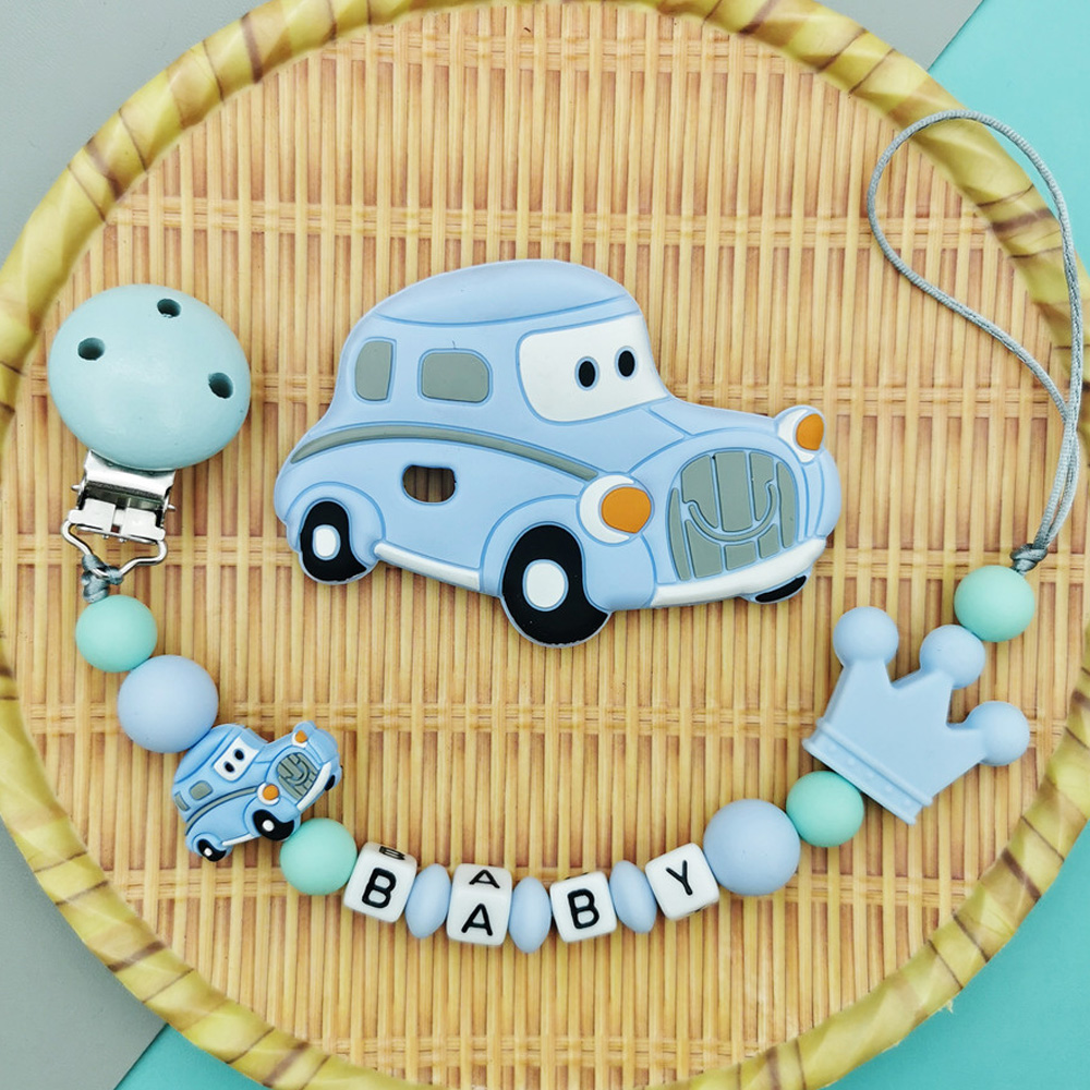 Custom English Russian Letter  - Baby Pacifier Clip avaliação e preço