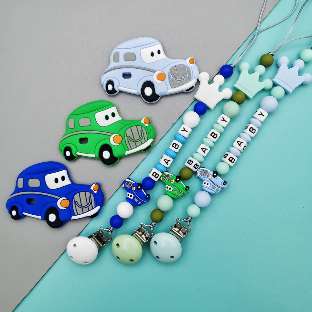 Custom English Russian Letter  - Baby Pacifier Clip avaliação e preço
