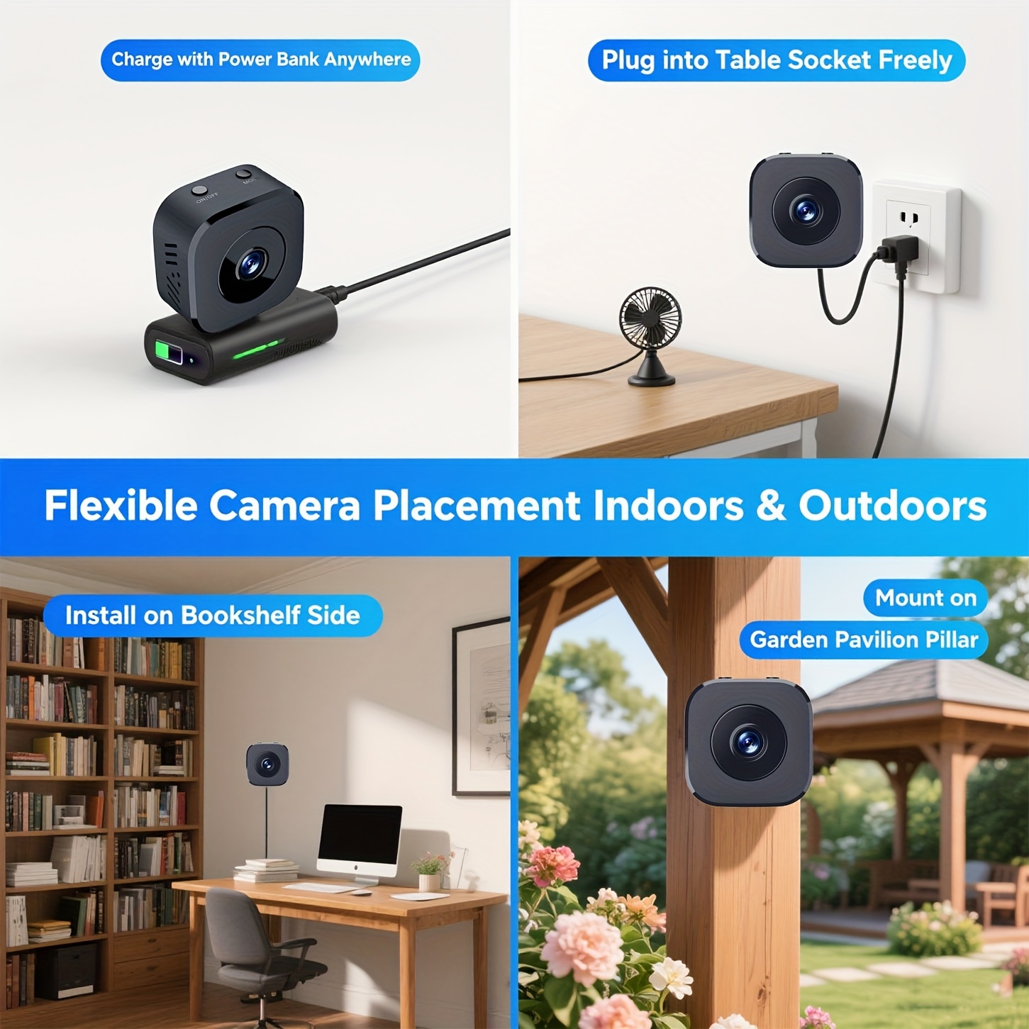 1080P HD Mini WiFi Camera Indo - Baby Monitor Sensor avaliação e preço