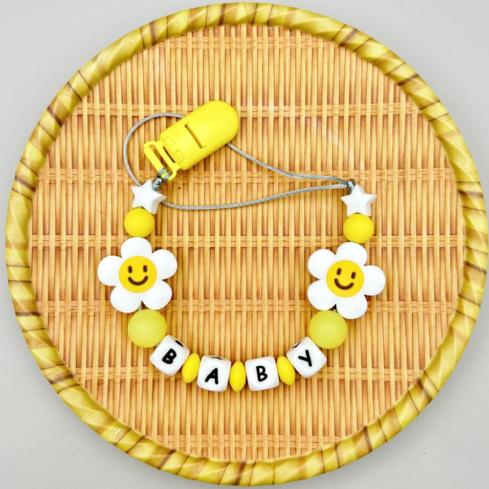 Customized Letters Name Baby F - Baby Pacifier Clip avaliação e preço