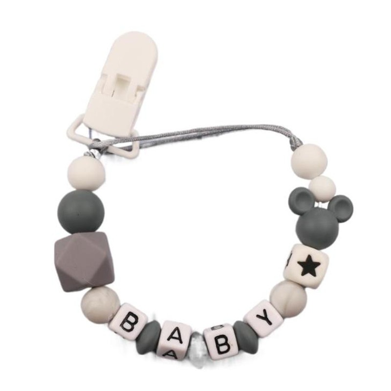 Baby Personalized Name Silicon - Baby Pacifier Clip avaliação e preço