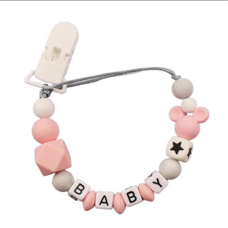 Baby Personalized Name Silicon - Baby Pacifier Clip avaliação e preço