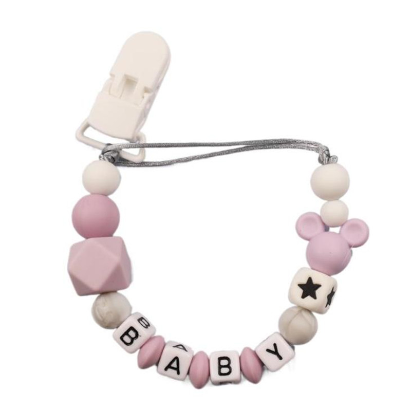 Baby Personalized Name Silicon - Baby Pacifier Clip avaliação e preço