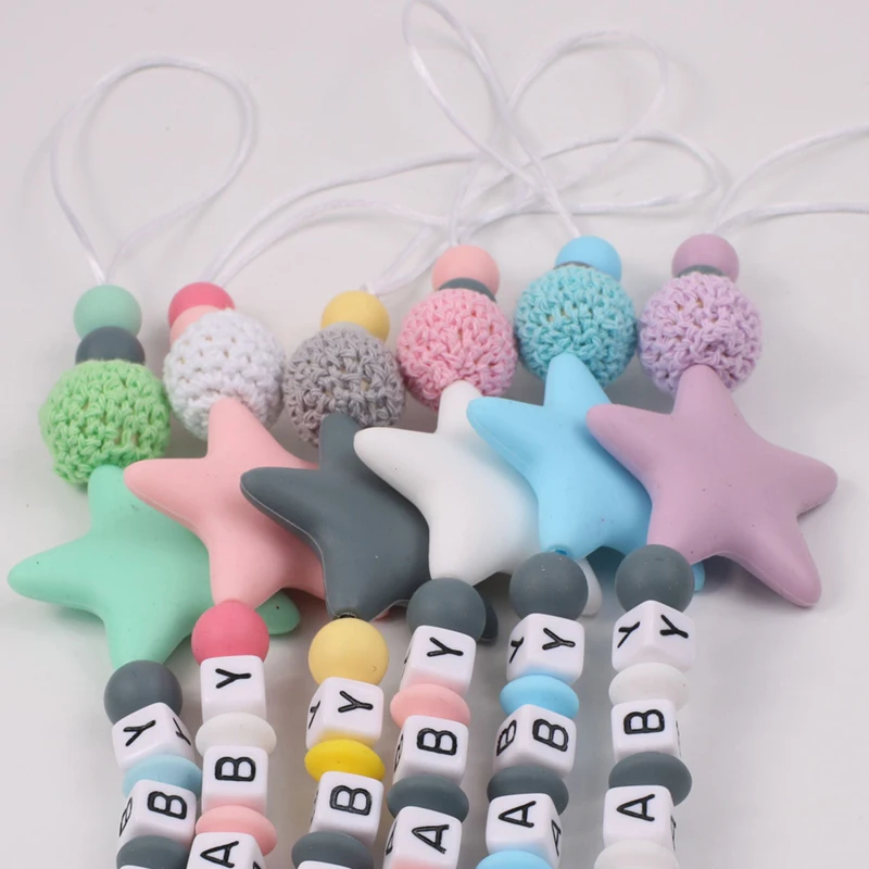 NEW Personalised Name Baby Tee - Baby Pacifier Clip avaliação e preço