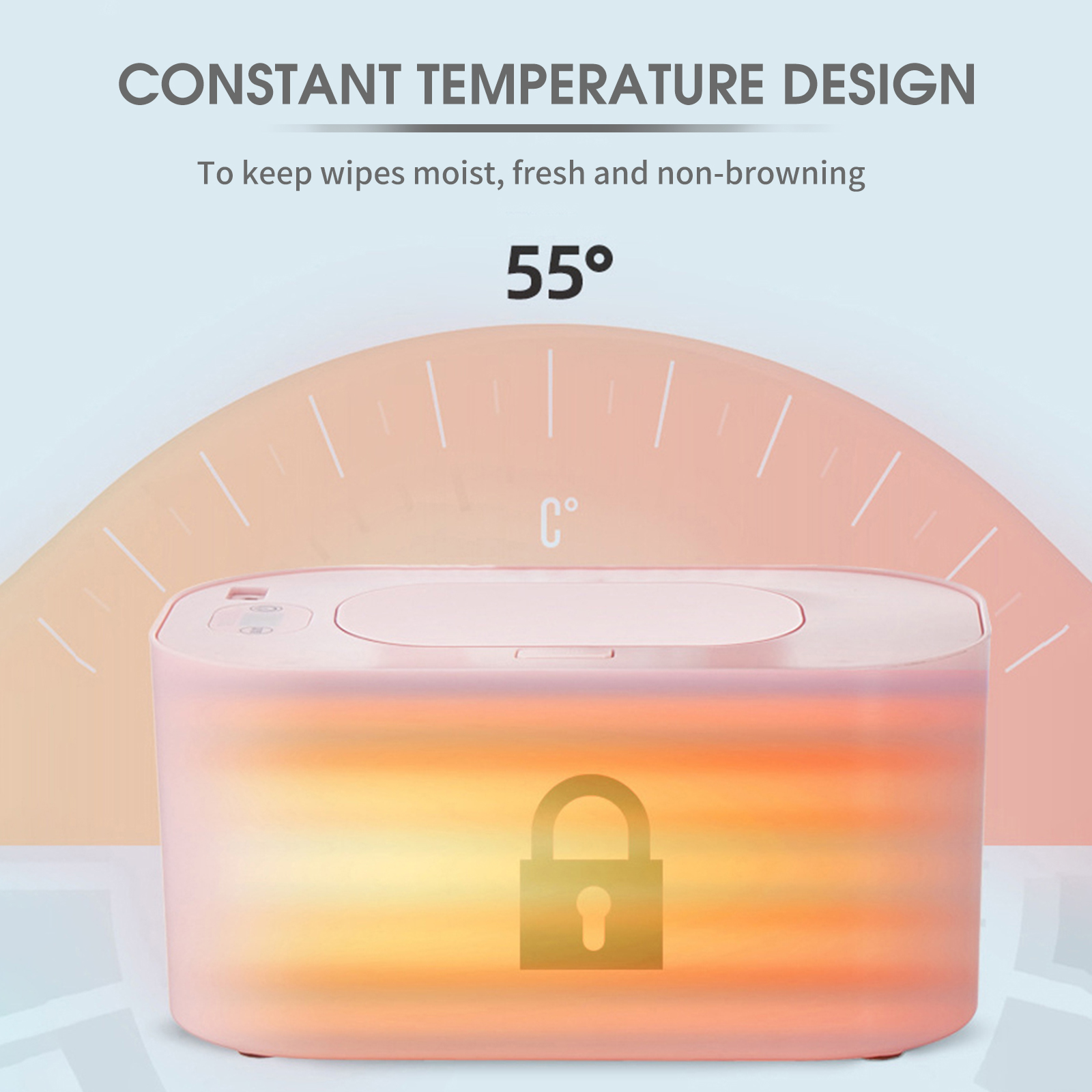 【HOT】USB Portable Baby Wet Wip - Baby Wipe Warmer avaliação e preço