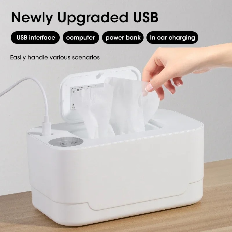 USB Rechargeable Portable Baby - Baby Wipe Warmer avaliação e preço
